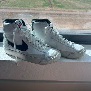 Nike White and Black Shoes